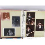 Three binders of original photos of Bob Dylan on s