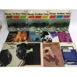 A collection of approx 60 blues and jazz LPs by va