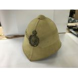 A military pith helmet badge for the kings Liverpo