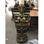 A modern design cabinet in the form of an Egyptian Sarcophagus. Hight 125cm.