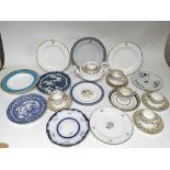 A collection of 19th century decorative cups and p
