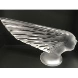 A contemporary Lalique car mascot in the form of a