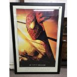 A framed and glazed advance poster for Sam Raimi's