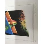 A limited edition, signed Rod Davis abstract print