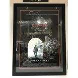 A framed and glazed, teaser design, 1-sheet poster