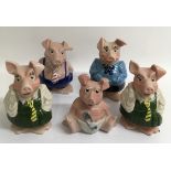 Five Wade NatWest pigs