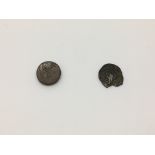 A pair of standard Celtic stater coins