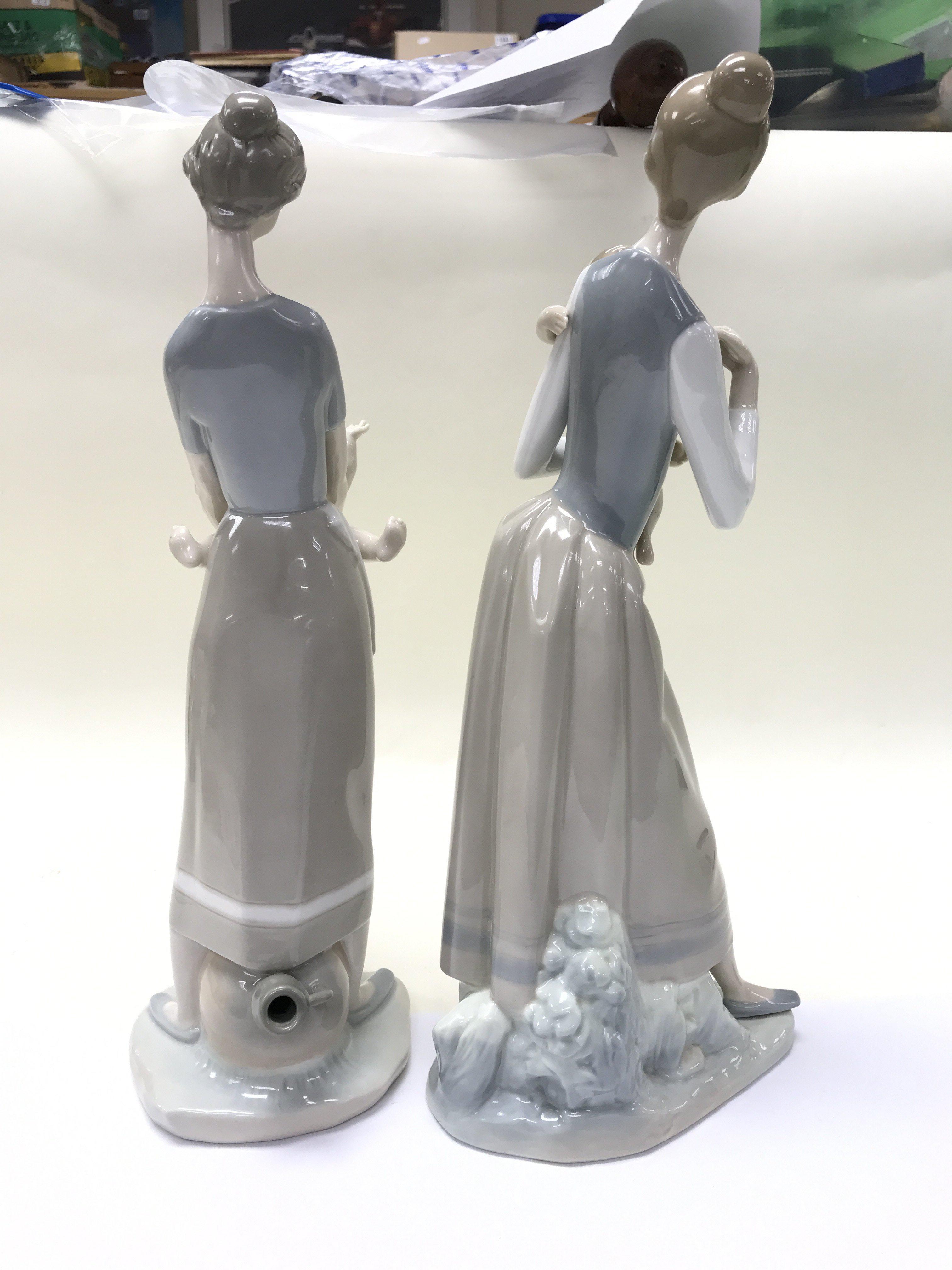 Two Lladro figures (one damaged). - Image 2 of 2
