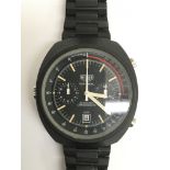 A rare gents Heuer Montreal Cal 12 automatic chron