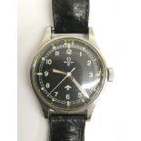 A gents Omega military wristwatch, the Omega 53, m