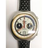 A rare gents Heuer Montreal Cal 12 automatic chron