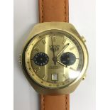 A gents Heuer Carrera automatic chronograph wristw