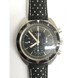 A rare 1970s gents Heuer Autavia manual wind wrist