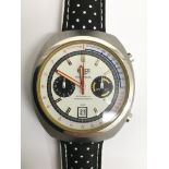 A rare gents Heuer Montreal Cal 12 automatic chron