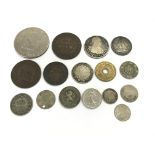 A collection of various coins.