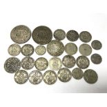 A collection of circulated coinage (mostly pre 1946)