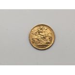 An 1914 half sovereign, approx weight 4g