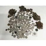 A collection of circulated British coinage including an Elizabeth 1st 1568 sixpence, Victorian