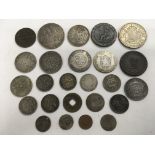 A collection of George III, Victorian and later used circulated coinage.