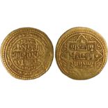 Islamic Coins, Ilkhans, Muhammad Khan, gold dinar with Muhammad’s name at top, type B, Shiraz