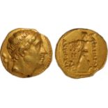 Ancient Coins, Greek Coins, Bactrian Kingdom, Diodotos I (250-235 BC), gold stater, struck in the