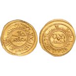 Islamic Coins, Fatimid, al-Musta’li (AH 487-495/1094-1101 CE), gold ¼ dinar, without mint or date,