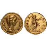Ancient Coins, Roman Coins, Julia Domna, aureus, Rome (AD 193-196), JULIA DOMNA AVG, draped bust r.,