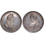 British Medals, William & Mary, Complimentary Medal, c. 1689, believed struck at the time of the