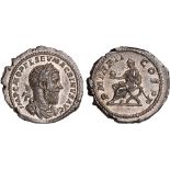 Ancient Coins, Roman, Macrinus (AD 217-218), silver denarius, struck AD.218, IMP C M OPEL SEV