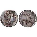 Ancient Coins, Greek, Macedon under the Romans, Aesillas (Quaestor, c.95-70 BC), silver tetradrachm,