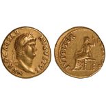 Ancient Coins, Roman, Nero (AD 177-192), aureus, Rome, NERO CAESAR AVGVSTVS, laur. bust r., rev.