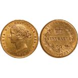 G Foreign Coins, Australia, Victoria, sovereign, 1868, Sydney mint, laur. head l., rev. AUSTRALIA