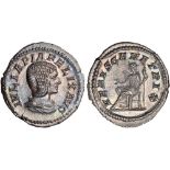 Ancient Coins, Roman, Julia Domna (wife of Septimius Severus), silver denarius, struck AD.216, IVLIA
