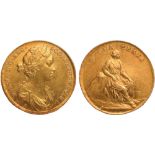 British Medals, Mary of Modena, Coronation 1685, the official gold medal, by John Roettier, laureate