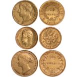 G Foreign Coins, Australia, Victoria, sovereign, 1870, Sydney mint, laur. head l., rev. AUSTRALIA