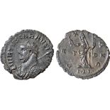 Ancient Coins, Roman, Carausius, usurper in Britain (AD.287-296), Æ antoninianus, London mint,