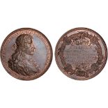 British Medals, William & Mary, Coronation 1689, copper medal, by Philipp Heinrich Müller,