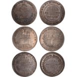 Nineteenth Century Silver Tokens, Middlesex, London, shillings, undated (3): Charing Cross,