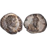 Ancient Coins, Roman, Clodius Albinus (AD 193-195), silver denarius, struck AD.195, D CLOD SEPT