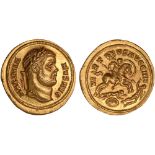 Ancient Coins, Roman, Maximianus (AD.286-305), aureus, Siscia, MAXIMIANVS AVGG NN AVG, laur. bust