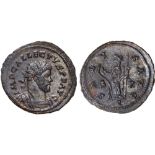 Ancient Coins, Roman, Allectus, usurper in Britain (AD.293-296), Æ antoninianus, C mint, radiate dr.