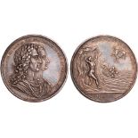 British Medals, William & Mary, Coronation 1689, silver medal, by Jan Smeltzing, copying Bower’s