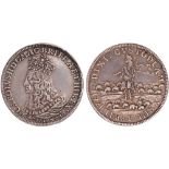 British Medals, Charles II, Coronation 1661, the ‘DIXI CUSTODIAM’ medal, silver, by Thomas