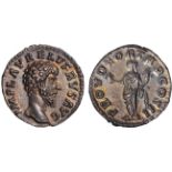 Ancient Coins, Roman, Lucius Verus (AD 161-169), silver denarius, struck AD.161, IMP L AVREL VERVS