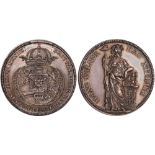 British Medals, William and Mary, Coronation 1689, the Festivities at the Hague, silver medal,