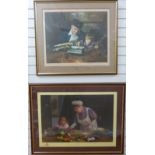 David Shepherd 'Grandpa's Workshop' (126/850) and 'Granny's Kitchen' (1023/1500) limited edition