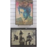 Bob Dylan Don't Look Back in Anger poster (64 x 43cm) and Velvet Underground poster (40 x 68cm)