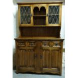 An oak Old Charm style dresser,