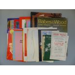 A collection of theatre and other programmes from the 1940's onwards including Theatre Royal,