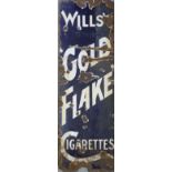 A vintage Wills Gold Flake Cigarettes advertising sign,